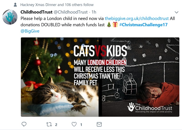 ChildhoodTrust - Cats Vs Kids campaign