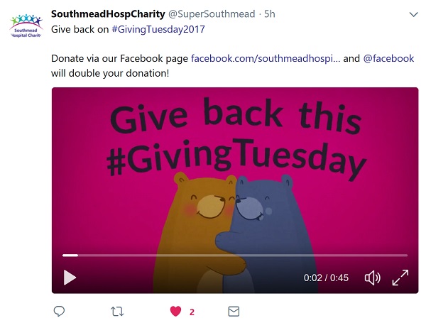Southmead Hospital Charity video - Giving Back this #GivingTuesday
